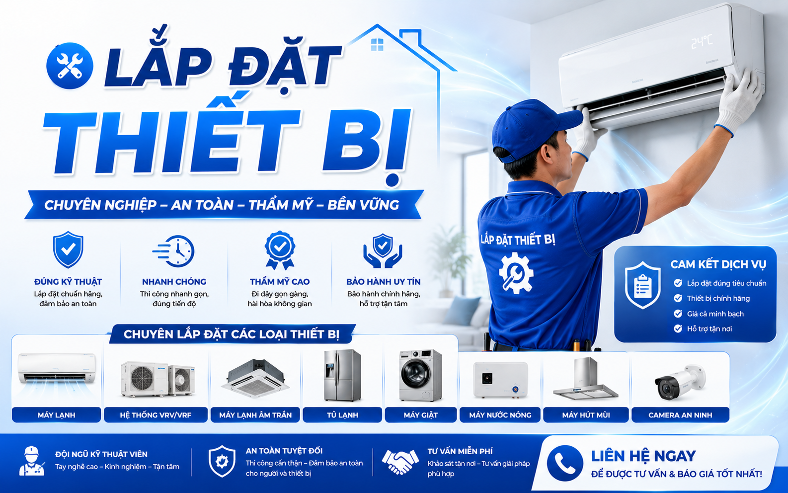 Lắp đặt thiết bị