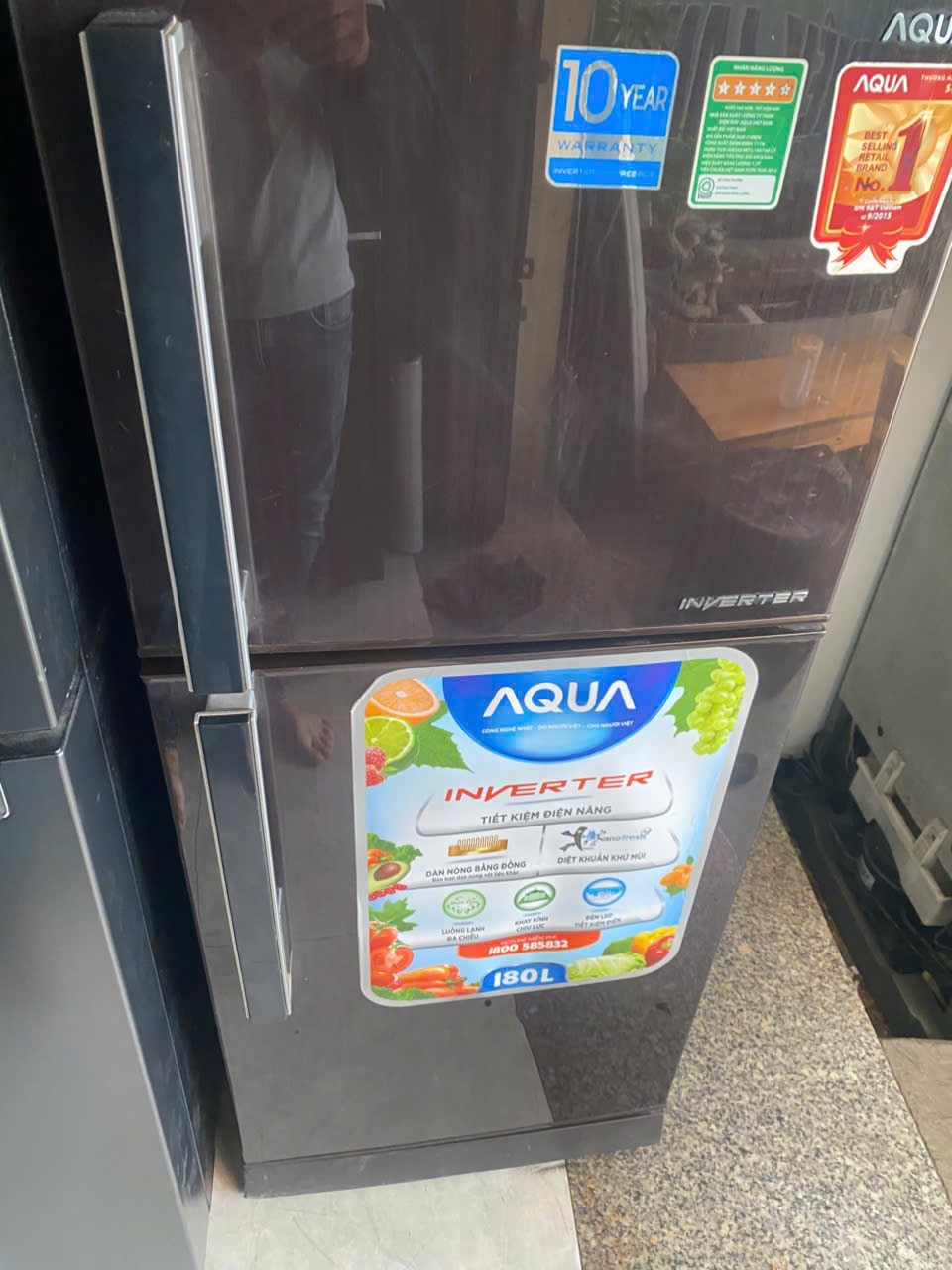 Tủ lạnh Aqua Inverter 180L